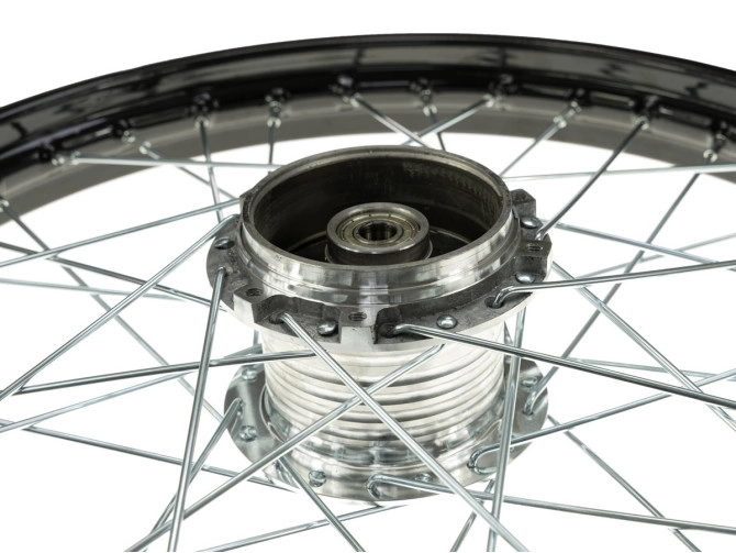 Puch Inch Front And Rear Spoke Wheel Black