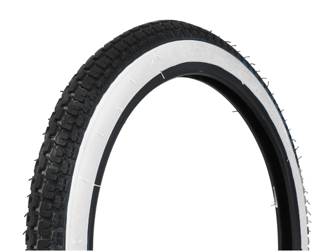 17 inch 2.25x17 Anlas NR-7 tires white wall inner tube set product