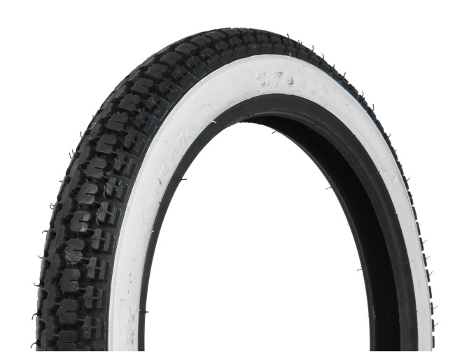 17 inch 2.75x17 Anlas NR-7 tire white wall product