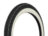 17 inch 2.75x17 Kenda K265 4P tire white wall street profile