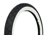 17 inch 2.50x17 Sava / Mitas MC11 tire semi slick white wall