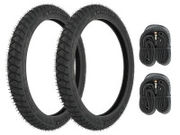 17 inch 2.25x17 Michelin Anakee Street / Airstop banden set A-kwaliteit