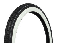 17 inch 2.25x17 Kenda K252 tire white wall street profile Puch Maxi