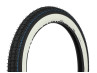 16 inch 2.25x16 Kenda K252 tire white wall street profile thumb extra