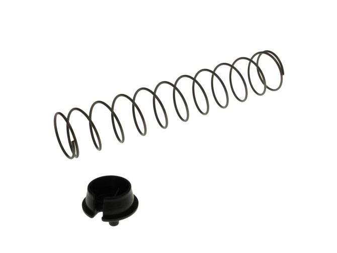 Polini CP carburettor throttle drum spring with spring locking plate product