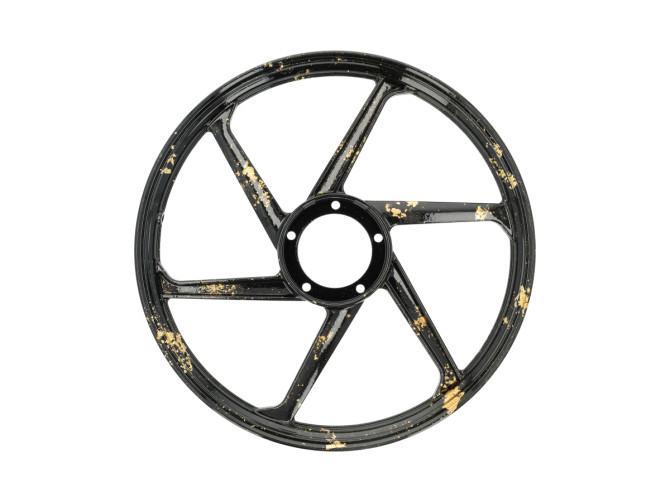 17 inch Fast Arrow Sport-1 stervelg 17x1.35 Puch Maxi *Exclusive* zwart met bladgoud (set) product