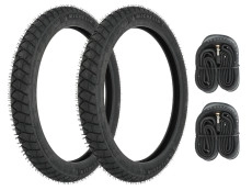 17 inch 2.25x17 Michelin Anakee Street / Airstop tires set A-quality