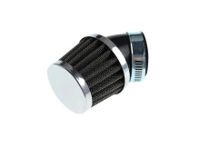 Air filter 32mm powerfilter angled 45 degrees chrome