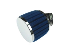 Air filter 28mm / 35mm foam angled blue 