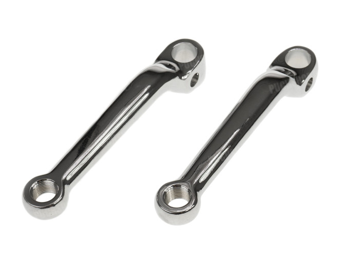 Pedal arm Puch MS50 set chrome A-quality main