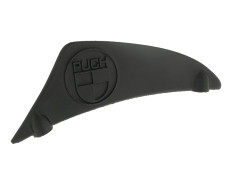 Front fender plate black with Puch Logo model "sport"