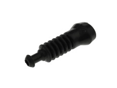 Rubber thule for cable adjusting bolt / brake light switch black ribbed