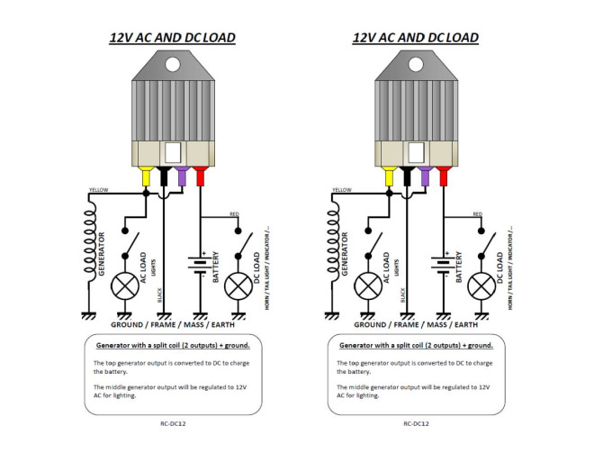 Zündung HPI 210 (2-Ten) Spannungsregler mit eingebautem Gleichrichter product