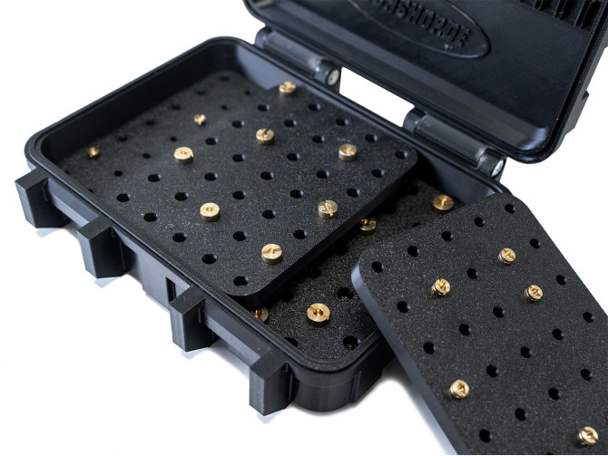 Sproeier opberg doos rugged case plaatje voor 3.5mm product