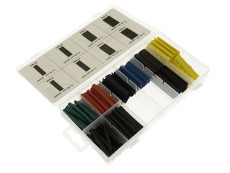 Electric cable heatshrink assortment set 5 colors 120-pieces