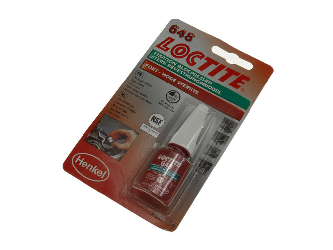 Loctite 648 5ml (extreem sterk groen) product