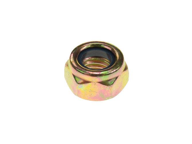 Self-locking nut M8x1.25 yellow galvanized product