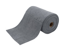 Microfibre cloth grey soft 30x30cm on roll - 75 pieces