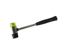 Hammer with plastic and rubber cap