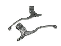 Handle brake set Lusito M84 GR long silver-grey