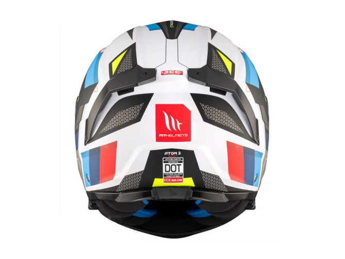 Helm MT Atom 2 SV System bast Matt Blau / Rot (S - XXL) product