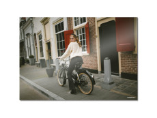 Poster "Lady with Puch MV50" A1 (59,4x84cm)