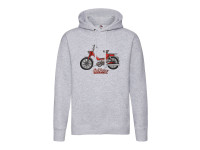 Hoodie Puch Maxi culture Premium Heather geborduurd grijs (S-XXL)