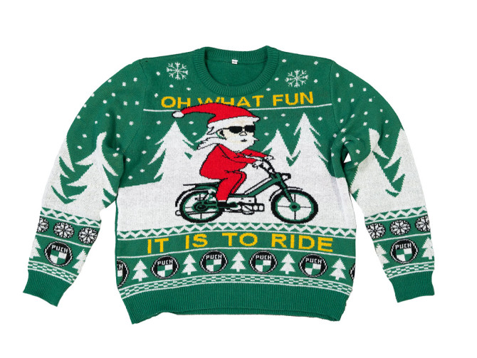 Ugly Christmas sweater Puch " Oh what fun it is to ride" product