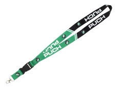 Lanyard with Puch logo green / black