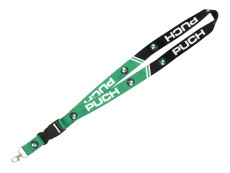 Keycord met Puch logo groen / zwart