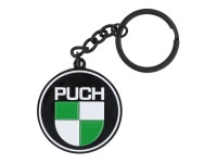 Keychain Puch logo Black Metall Enamel