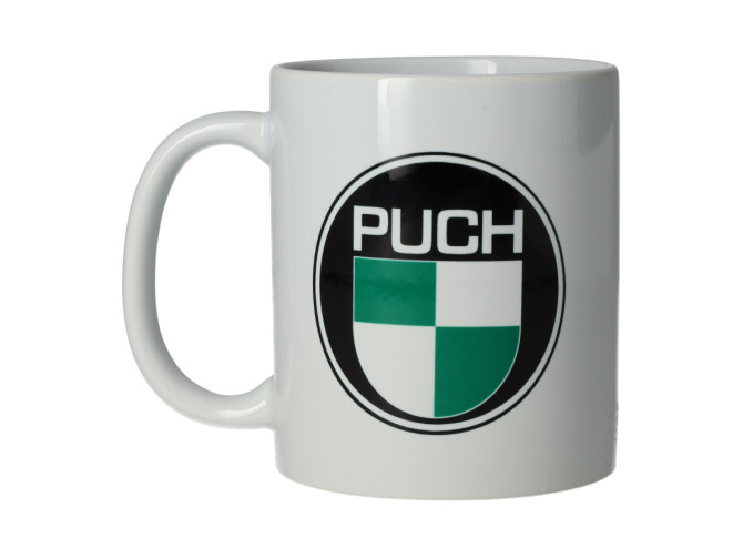 Getränkebecher / Kaffeetasse Weiß mit Puch Logo 300ml product