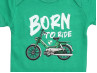 Puch Strampler Baby "Born to Ride" Grün 0-3 Monate thumb extra