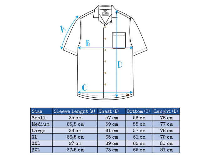 Hawaiian Shirt Lakor "Red Puch" Star White (S-XXXL) product