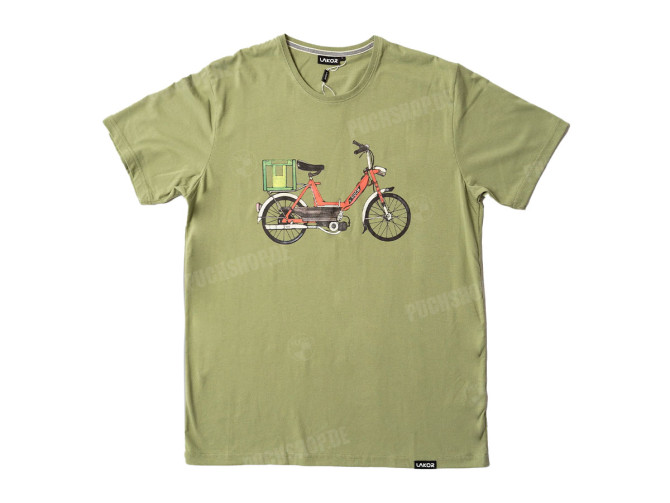 T-Shirt Lakor "Red Puch" Oil Green (S-XXXL) main