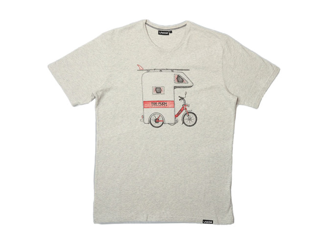 T-shirt Lakor "Tuk-Puch" Oatmeal Melange (S-XXXL) main