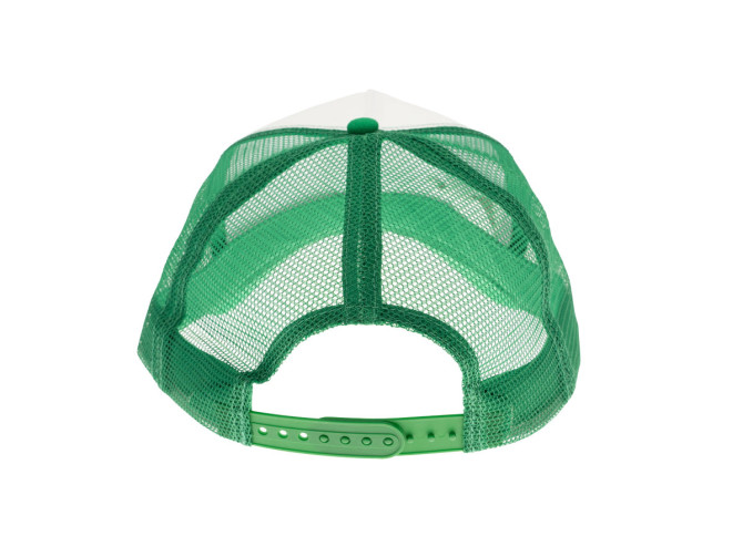 Pet truckers cap met Puch logo Patch groen / wit  product