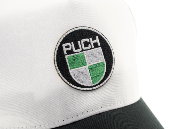 Kappe Truckers cap mit Puch Logo Patch Schwarz/Weiß product