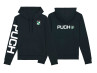 Hoodie Kapuzenpullover Puch Logo und Ärmeldruck Schwarz (S-XXXL) thumb extra