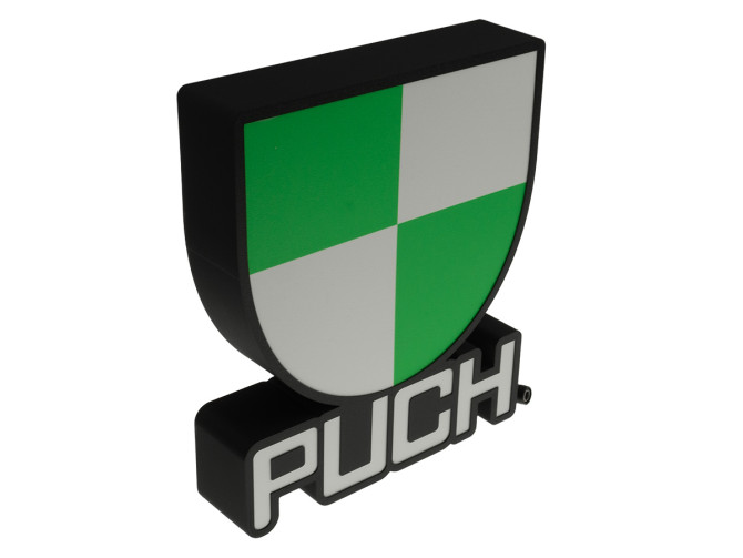 LED-Logo-Lampe / Leuchtkasten Puch 3D 22x18,5cm product