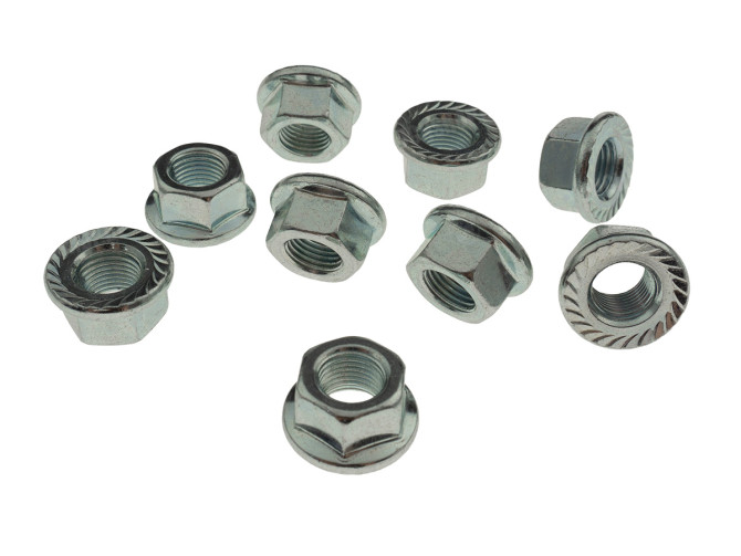 Flywheel nut M10x1 Puch Maxi / MV / VS / DS / various models (10 pieces) main