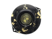 Flywheel cover Puch Maxi E50 / Z50 / ZA50 *Exclusive* black with gold leaf and RealMetal emblem