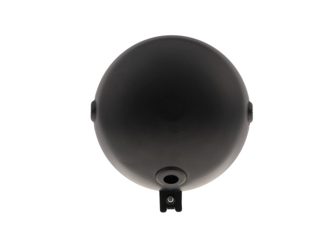 Koplamp rond 130mm classic zwart met chroom  product