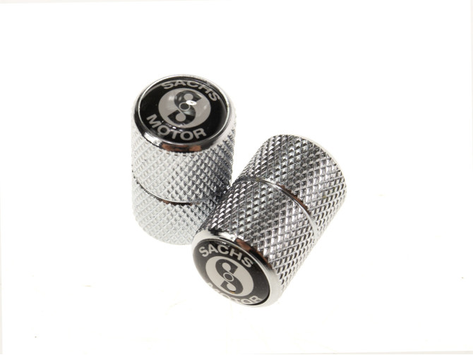 Valve caps set aluminium with Sachs Logo black/white product