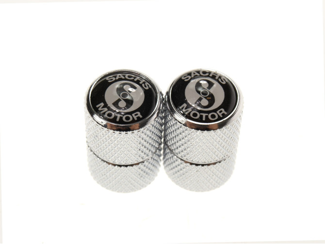 Valve caps set aluminium with Sachs Logo black/white product