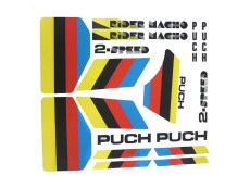 Stickerset Puch Rider Macho 2-Speed wit