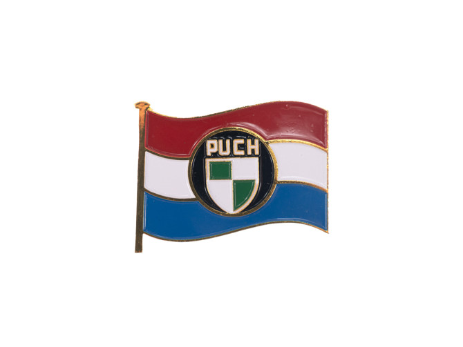 Vlag embleem Puch Nederland Realmetal sticker product