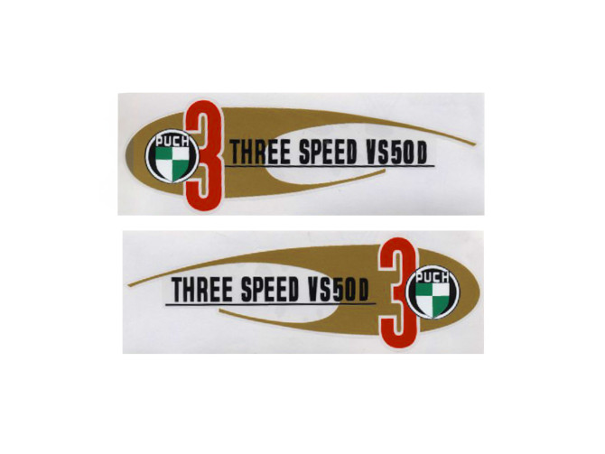 Tank transfer sticker set Puch VS 50 D Three Speed product