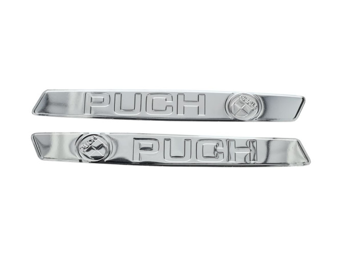 RealMetal® Puch Maxi Tank sticker set Chrome color 2024 Edition product