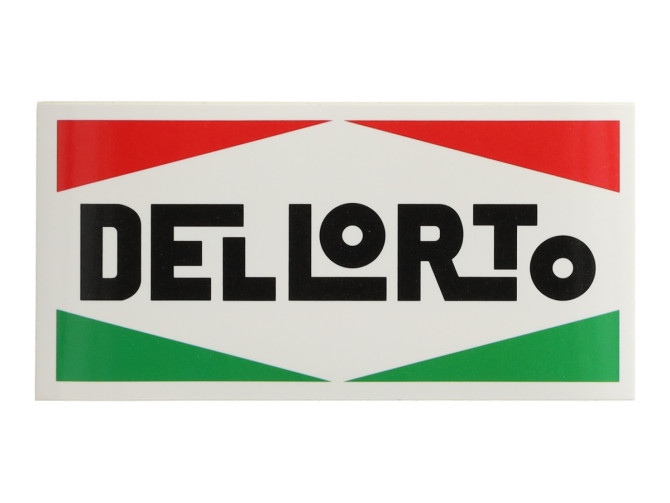 Dellorto medium 50x100mm universal sticker product